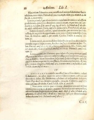 Thesaurus Locorum Communium Iurisprudentiae, 1. a litera A. ad L. decurrens