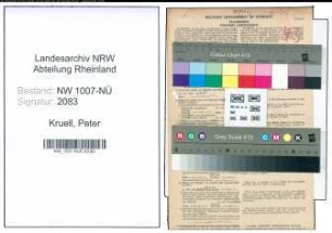 Entnazifizierung Peter Kruell , geb. 09.02.1897 (Friseur)