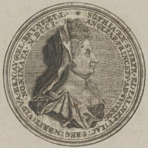 Bildnis von Sophia von der Pfalz
