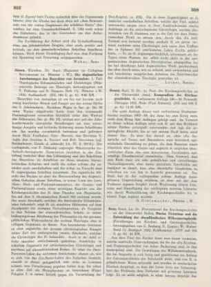 358-359 [Rezension] Benz, Ernst, Marius Victorinus und die Entwicklung der abendländischen Willensmetaphysik