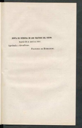 [Nota del censor de teatros]
