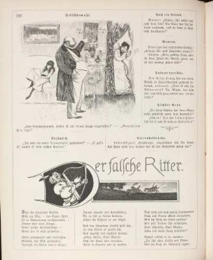 "Selbstbewußt" "Der falsche Ritter"