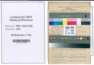 Entnazifizierung Fritz Winkelmann , geb. 13.03.1870 (Steuerhelfer)