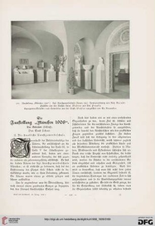 Die Ausstellung "München 1908", [8]: die Schulen