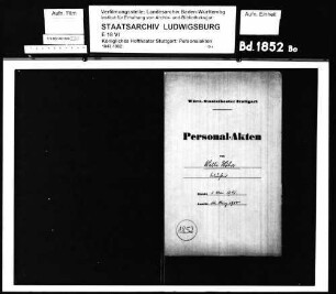 Wöhr, Willi; Beleuchter; ausgesch.: 1950