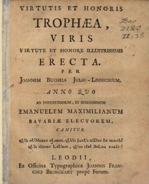 Virtutis et Honoris Trophaea