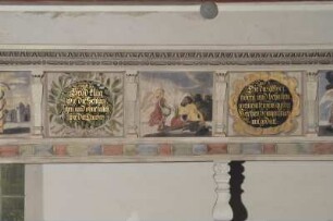 Leubnitz-Neuostra, Kirche, Inneres, obere Empore, Teilansicht von der oberen Nord-Empore
