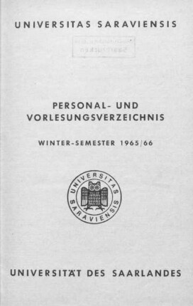 0034: WS 1965/66
