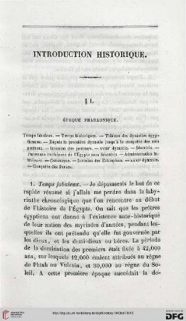 Introduction historique