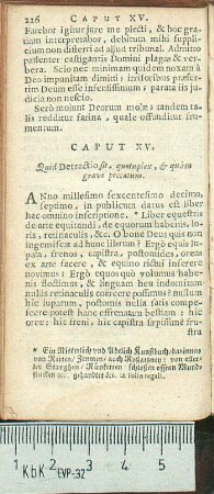 Caput XV. Quid Detractio sit, quotuplex, & quàm grave peccatum.