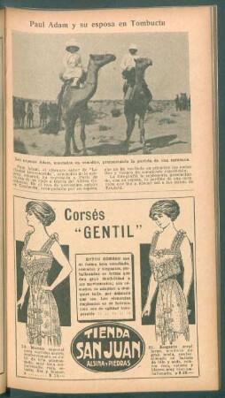 Paul Adam y su esposa en Tombuctu