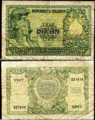 Italien, 50 Lire