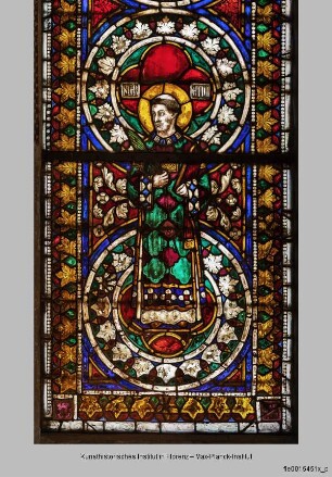 Fenster B-XIII-XV : Fenster XIII (rechts) : Heiliger Laurentius