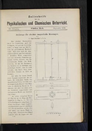 Fünftes Heft. September 1896.