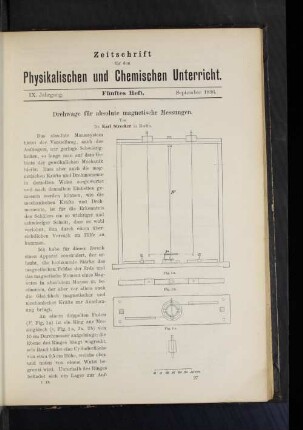 Fünftes Heft. September 1896.