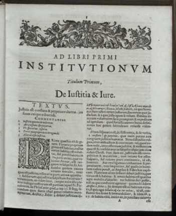 Titulum Primum. - Ad Titulum V.