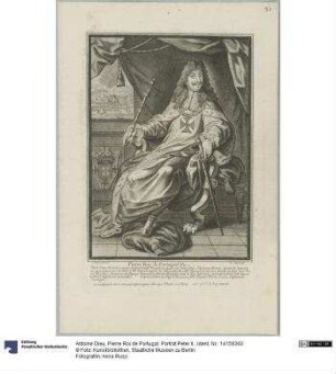Pierre Roi de Portugal: Porträt Peter II.
