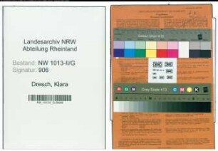 Entnazifizierung Klara Dresch , geb. 14.03.1893 (Bueglerin)