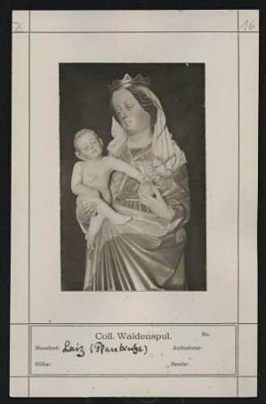 Muttergottes Standort: Laiz (Pfarrkirche)