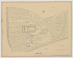 Wadelheim bei Rheine (Kreis Steinfurt): Hof Horstmann. Lageplan
