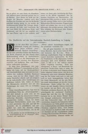 Die Dorfkirche auf der Internationalen Baufach-Ausstellung in Leipzig