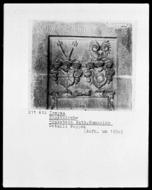 Grabstein Katharina Gummelin (gest. 1594)