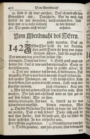 Vom Abendmahl des Herrn.