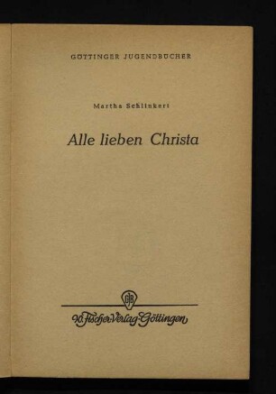 Alle lieben Christa