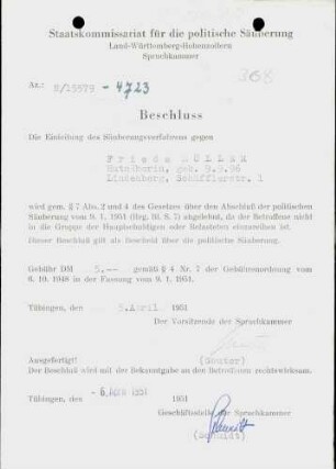 Müller, Frieda