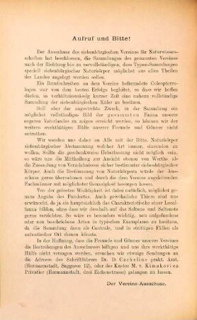 Verhandlungen und Mitteilungen des Siebenbürgischen Vereins für Naturwissenschaften zu Hermannstadt. 39. 1889