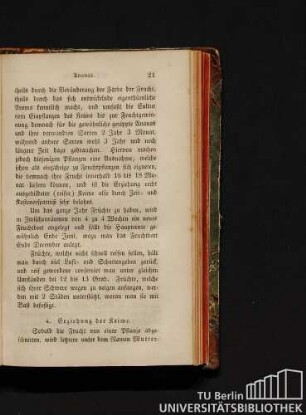 4. Erziehung der Keime.