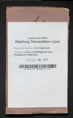 Erblasser: Menke, Clemens:
