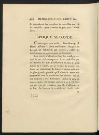 Epoque Seconde.