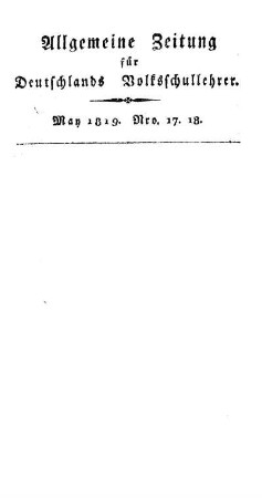 17/18: Heft 17/18