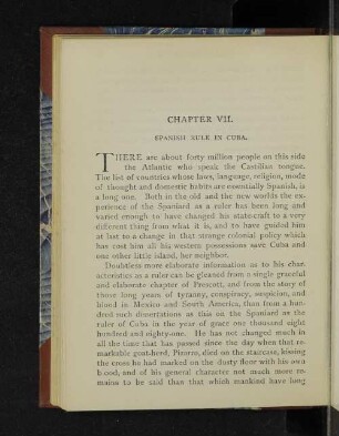 Chapter VII. Spanish rule in Cuba.