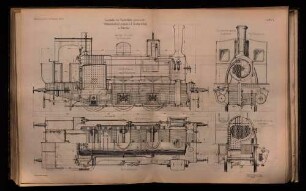 Locomotive der Tössthalbahn gebaut in der Schweizerischen Locomotiv- und Maschinenfabrik in Winterthur