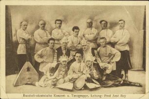 Russisch-ukrainische Konzert- u. Tanzgruppe, Leitung: Fred Assé Bey