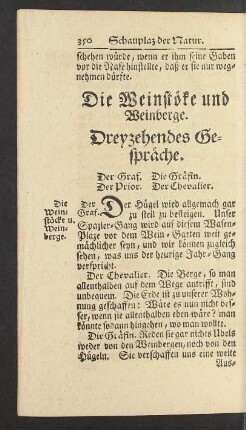 Dreyzehendes Gespraeche.