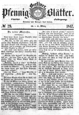 No. 29, 10. u. 11. März