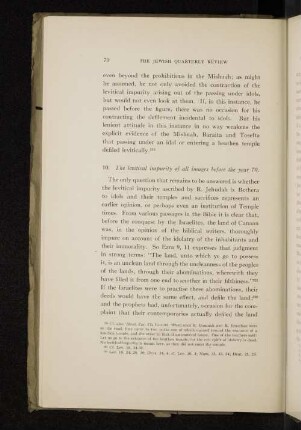 10. The levitical impurity of all images before the year 70.