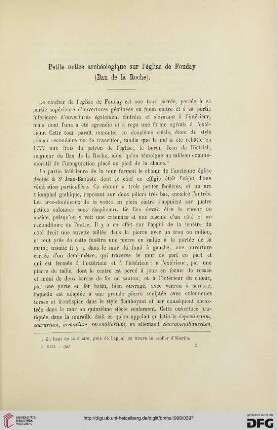 2.Ser. 22.1908: Petite notice archéologique sur l'église de Fouday (Ban de la Roche)