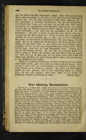 ¬Eine¬ 60jährige Amtsjubelfeier