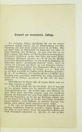 Vorwort zur neunzehnten Auflage