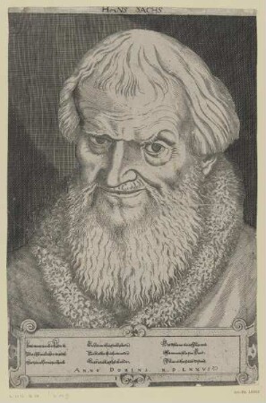 Bildnis des Hans Sachs