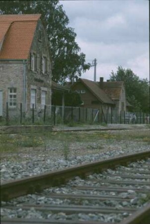 Dettenhausen Bahnsteig Toilettengebäude