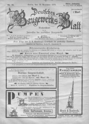 49. Jahrgang. Nr. 36.