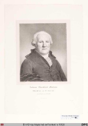 Bildnis Andreas Ehrenfried Martens