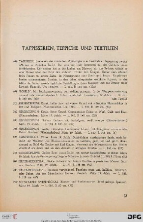 Textilien (Nr. 698-748)