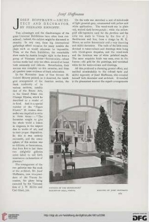 22: Josef Hoffmann - architect and decorator