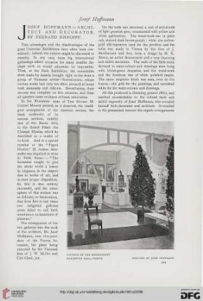 22: Josef Hoffmann - architect and decorator